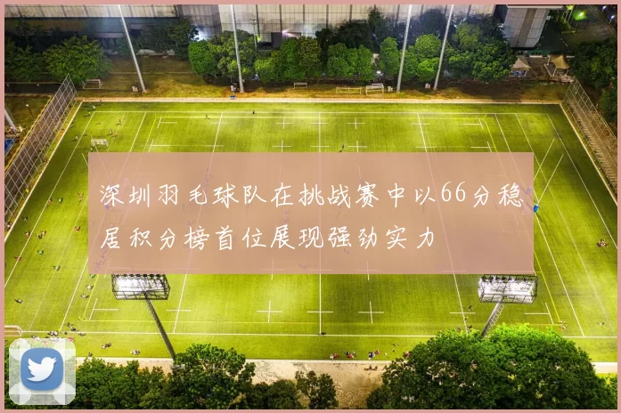 深圳羽毛球队在挑战赛中以66分稳居积分榜首位展现强劲实力